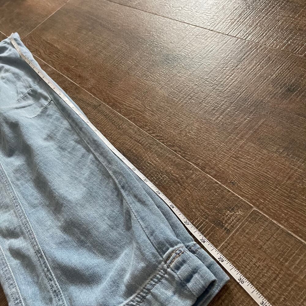 Free People Women's West Denim Utility Jumpsuit OB1160882 Mirage Blue Size Small - Picture 10 of 10